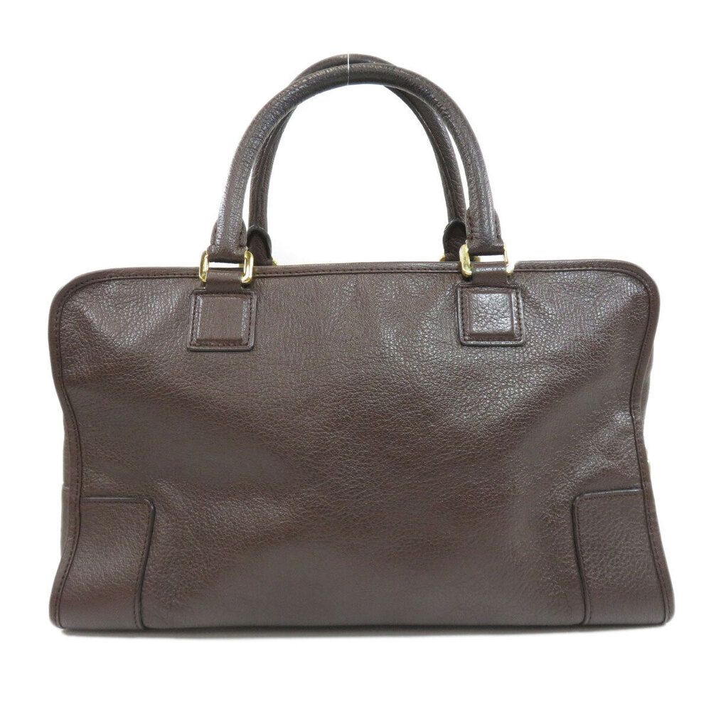 Loewe leather Amazona Anagram handbag 2way Black